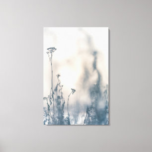 Winter Plants Nature Photo Canvas Print