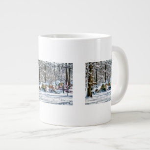 Winter Playground Large Coffee Mug