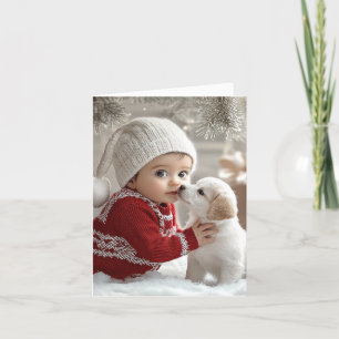 Winter Playtime with Santa’s Littlest Helpers Holiday Card