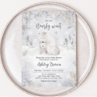 Winter Polar Bear Baby Shower 