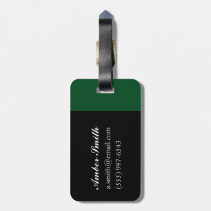Winter Pond Luggage Tag