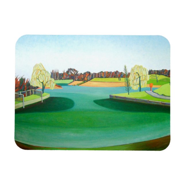Winter Pond Magnet (Horizontal)