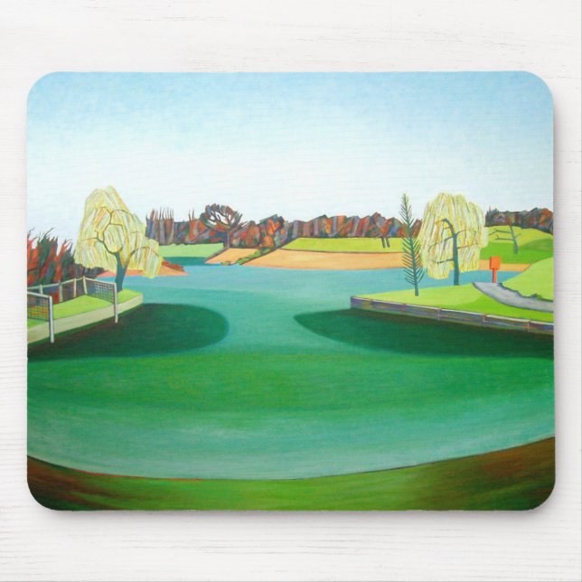 Winter Pond Mouse Mat (Front)
