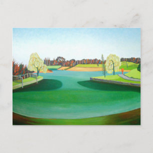 Winter Pond Postcard