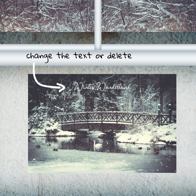 Winter pond poster (Creator Uploaded)