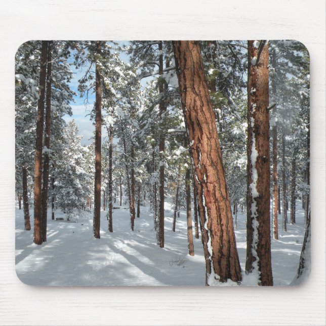 Winter Ponderosa Mouse Mat (Front)