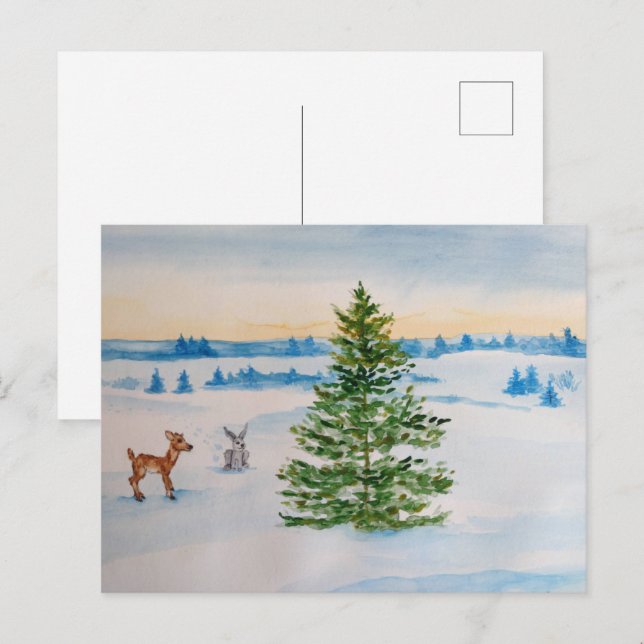 winter postcard (Front/Back)