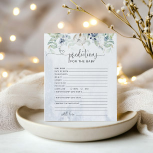 Winter prediction for baby card