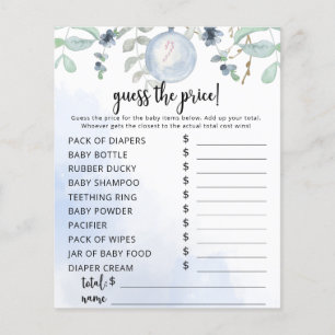 Winter Price Guess Game