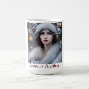 Winter Princess Custom Holiday   Coffee Mug