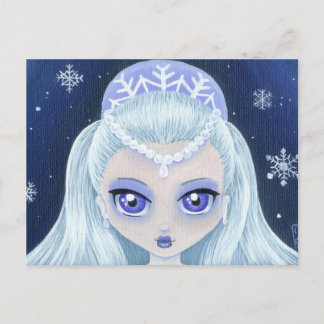 Winter Princess Portrait Postcard