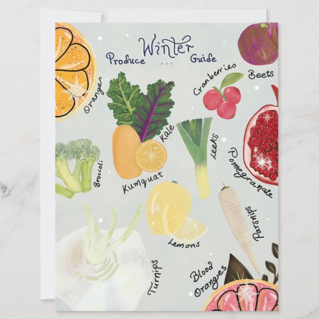 Winter Produce Guide (Front)