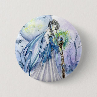 Winter Queen Button Pin