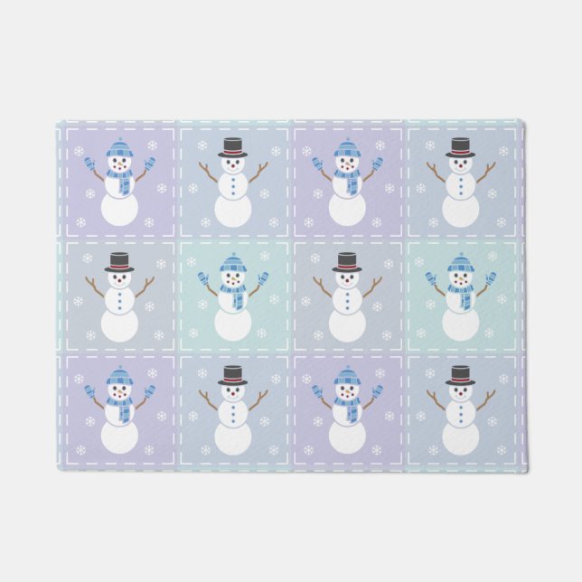 Winter Quilt Doormat (Front)