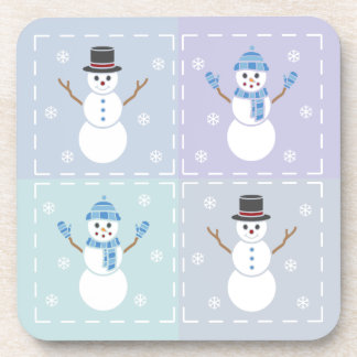 Winter Quilt Square Coaster