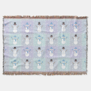 Winter Quilt Throw Blanket