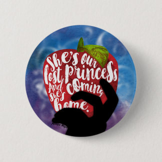Winter quote 6 cm round badge