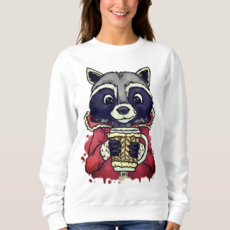 Winter racoon sweatshirt