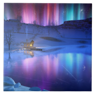 Winter Rainbow Decorative Tile / Trivet