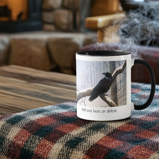 Winter Raven Forest Mug (Creator Uploaded)