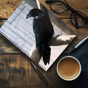 Winter Raven Forest Notebook