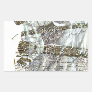 Winter Rectangular Sticker