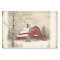 Winter Red Barn