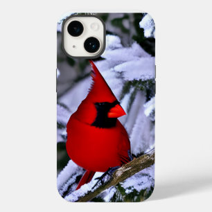 Winter Red Cardinal Case-Mate iPhone 14 Case
