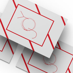 Winter Red Wreath Christmas JOY New Year Holiday Postcard