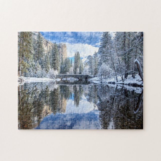 Winter Reflection at Yosemite Jigsaw Puzzle (Horizontal)