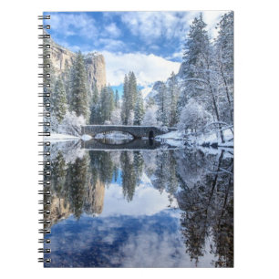 Winter Reflection at Yosemite Notebook