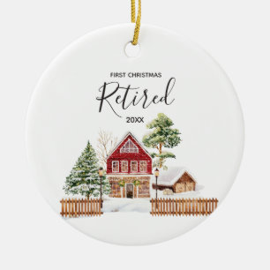 Winter Retired First Christmas Ornament
