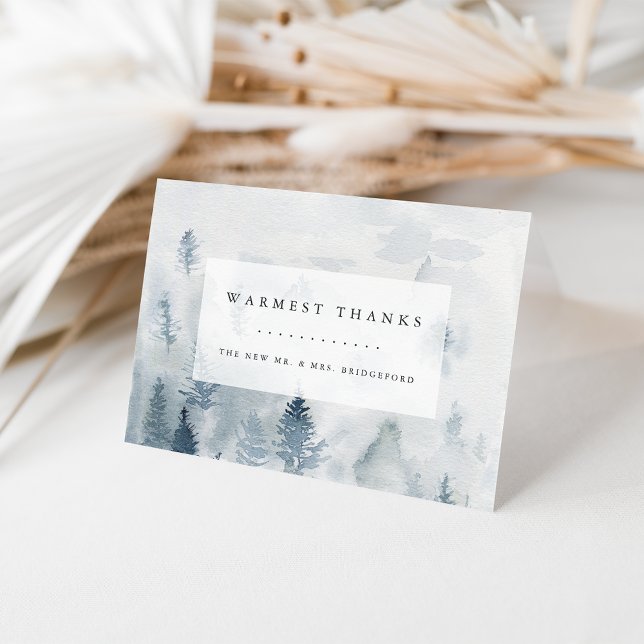 Winter Reverie | Personalised Wedding Thank You (Creator Uploaded)