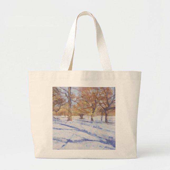 Winter Richmond Park Large Tote Bag (Front)