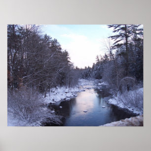 Winter River II Poster
