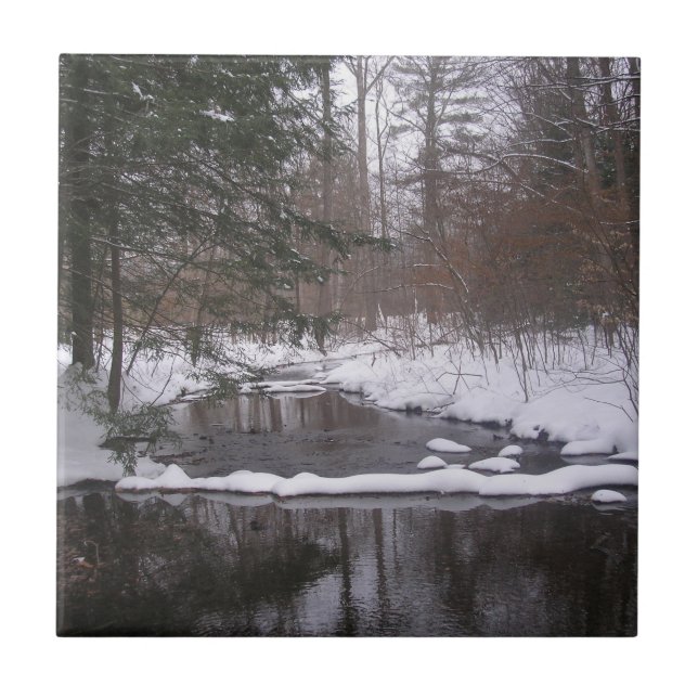 'Winter River" Tile (Front)