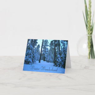 Winter Road to Hager Mountain Fire Lookout Holiday Card