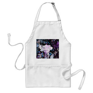 Winter Rose and Butterflies Apron