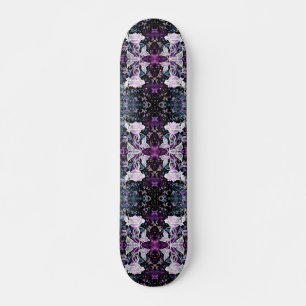 Winter Rose and Butterflies - Beautiful - Skateboard