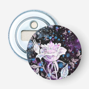 Winter Rose and Butterflies Bottle Opener Gift
