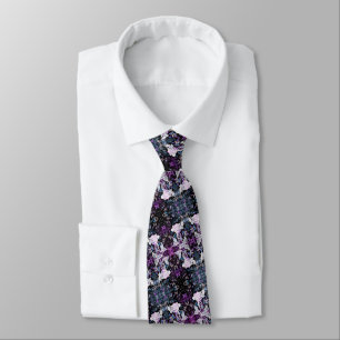 Winter Rose and Butterflies - Romantic Tie
