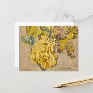 Winter Rose by Charles Rennie Mackintosh Holiday Postcard