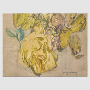 Winter Rose by Charles Rennie Mackintosh Tissue Paper