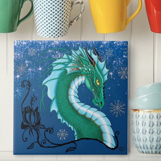 Winter Rose Dragon Tile (Creator Uploaded)