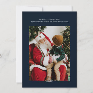 Winter Rustic Christmas Christmas Card