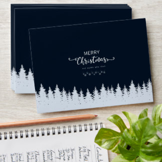 Winter Rustic Christmas Envelope