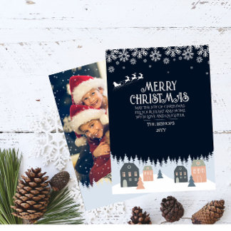 Winter Rustic Christmas Holiday Card