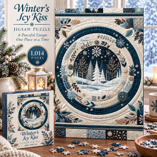 Winter’s Icy Kiss 1,014 Piece Jigsaw Puzzle