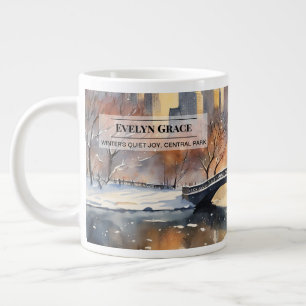 Winter’s Quiet Joy, Central Park Snow Scene Mug