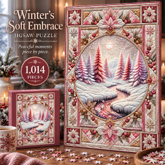 Winter’s Soft Embrace 1,014 Piece Jigsaw Puzzle